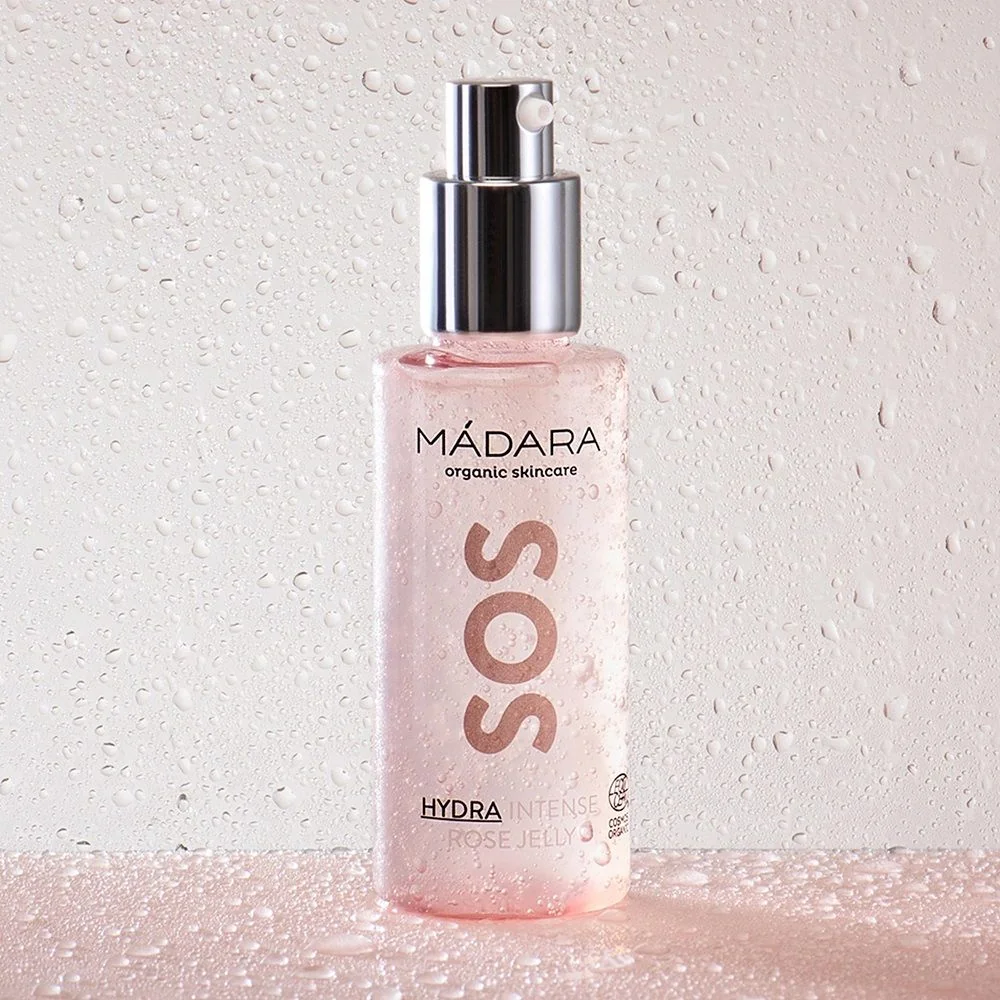 MÁDARA SOS Hydra Intense hydratační hyaluronové želé s růžovou vodou 75 ml