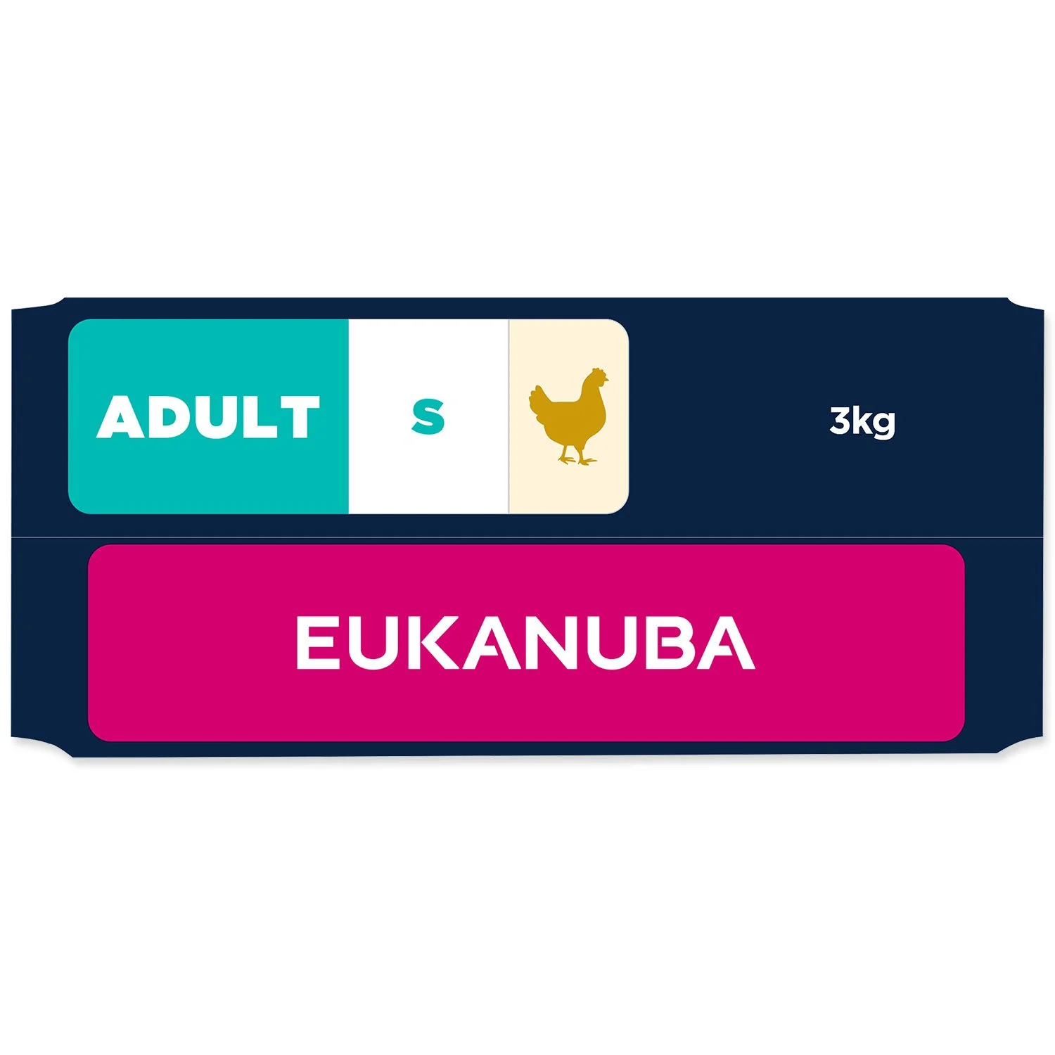 Eukanuba Krmivo Adult Small breed rich in fresh chicken 3kg