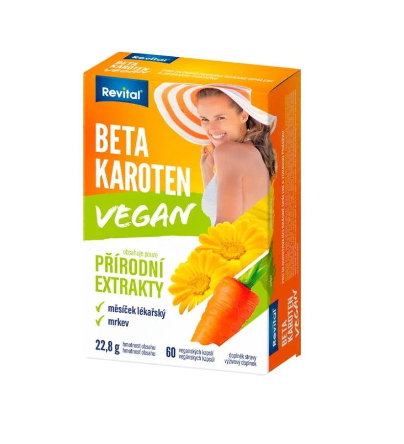 Revital Beta-karoten VEGAN 60 kapslí