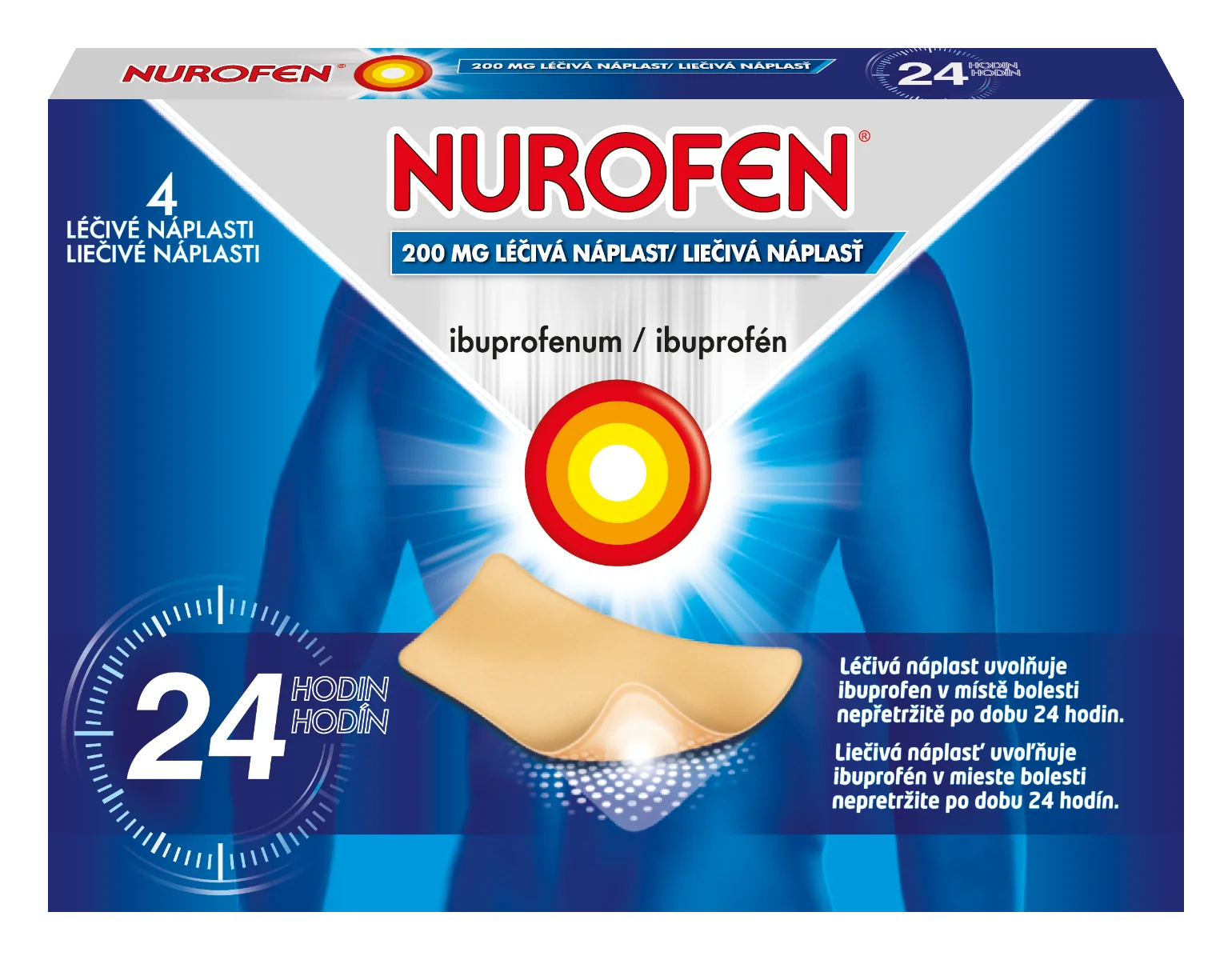 Nurofen 200 mg léčivá náplast 4 ks