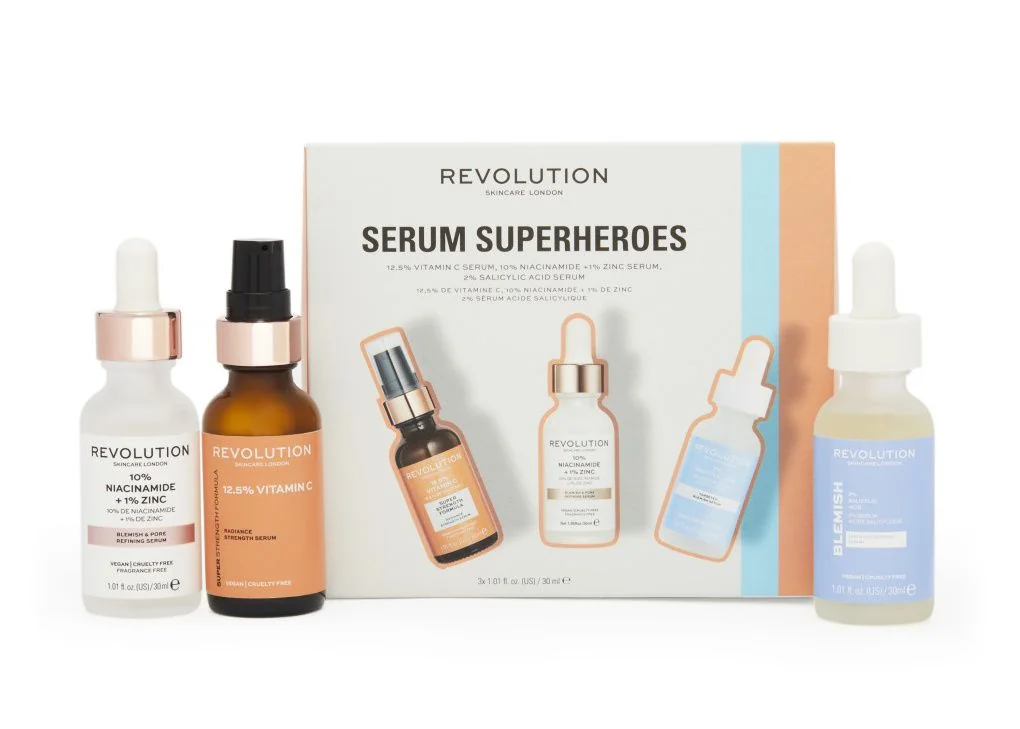 Revolution Skincare Serum Superheros sada na pleť 3 ks