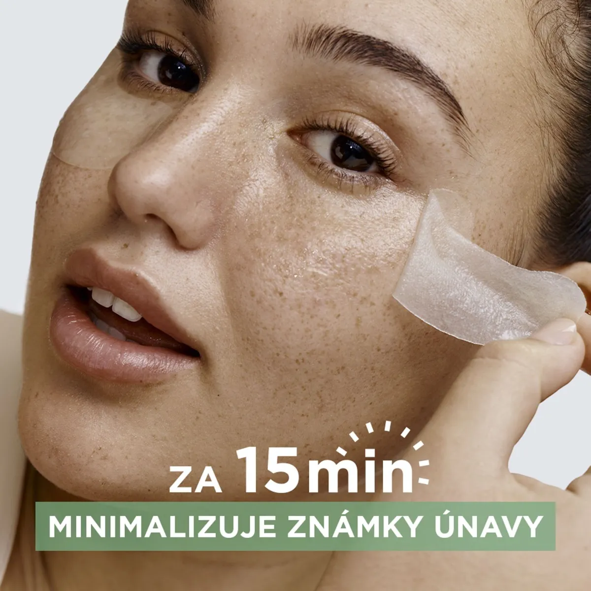 Garnier Skin Naturals Hyaluronic Cryo Jelly oční textilní maska s chladivým efektem 5 g