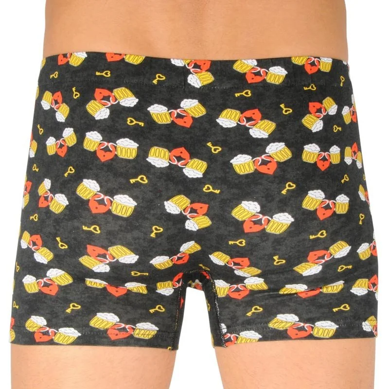 VoXX Pánské boxerky vícebarevné (Kevin- pivo/love) XL