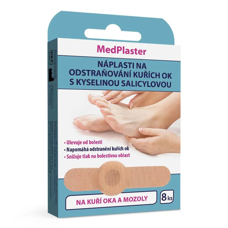 MedPlaster Náplasti na odstraňování kuřích ok 8 ks