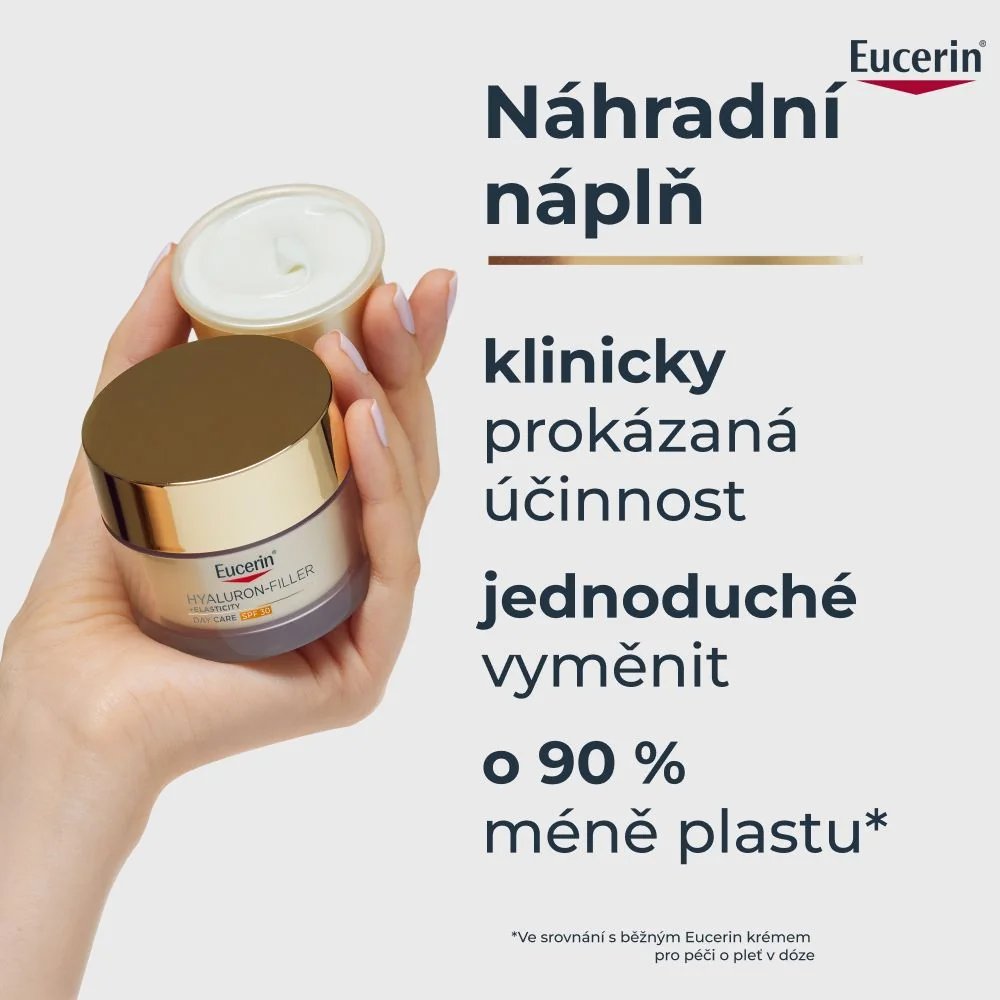 Eucerin Hyaluron-Filler + Elasticity SPF30 denní krém 50 ml náhradní náplň