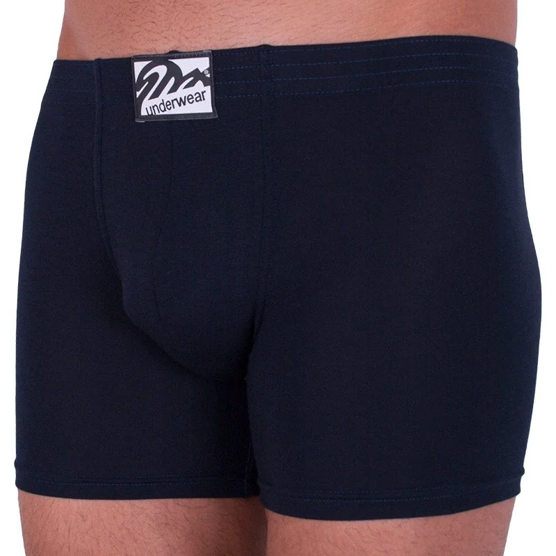 Styx Pánské boxerky long klasická guma tmavě modré (F963) S