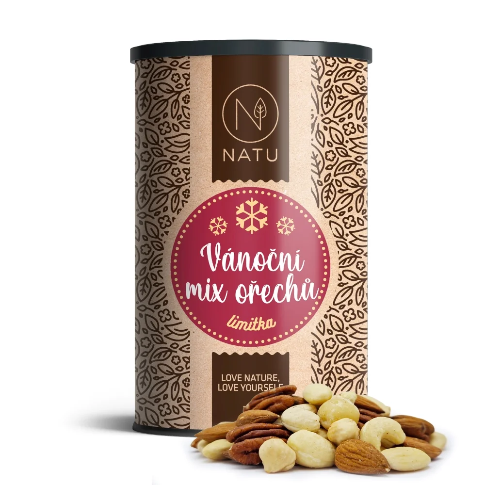NATU Vánoční mix ořechů 480 g
