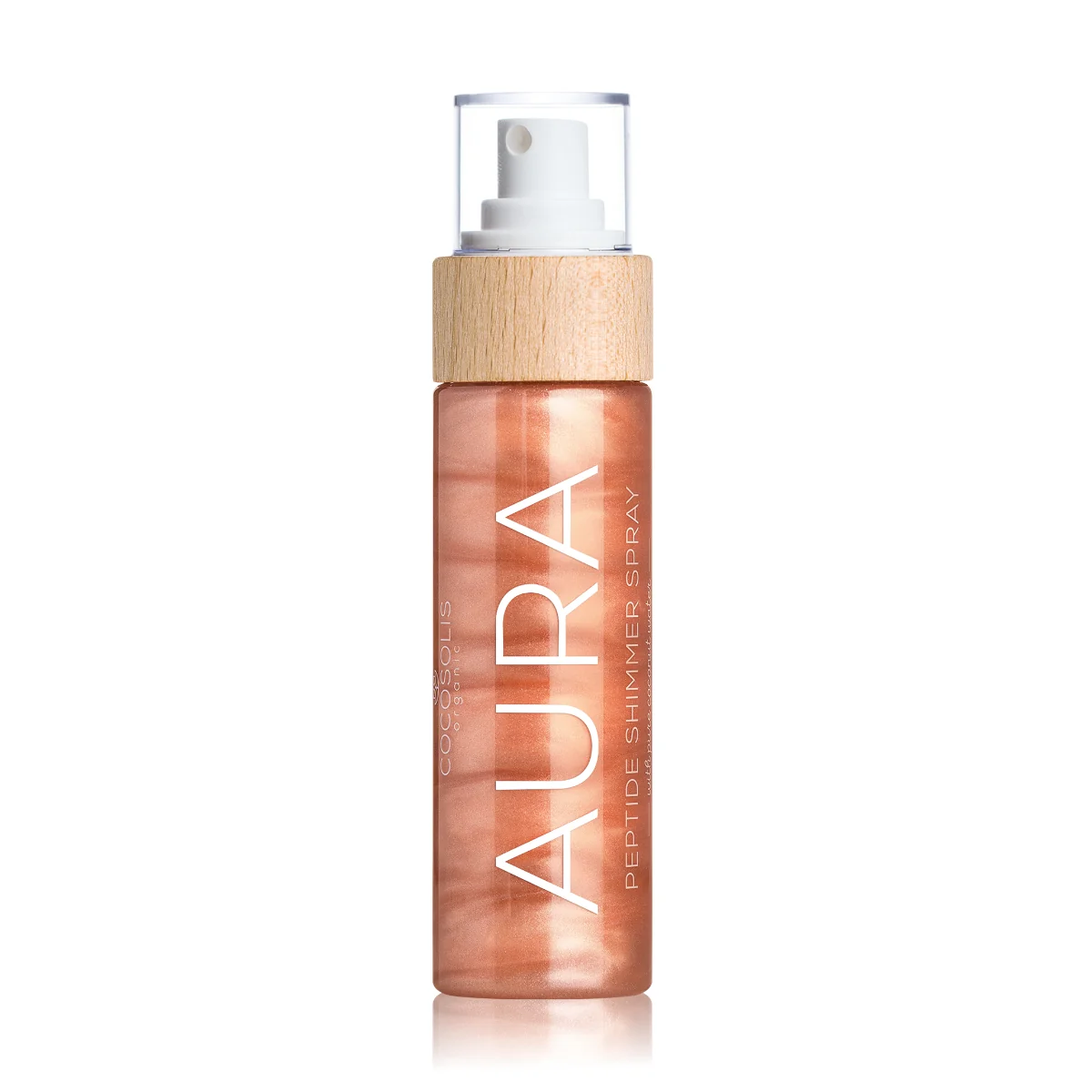 COCOSOLIS Shimmer Aura peptidový sprej se třpytkami 100 ml