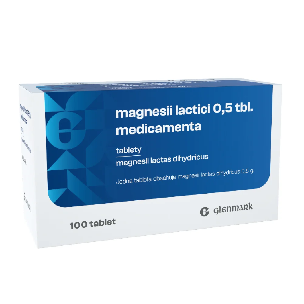 Medicamenta Magnesii lactici 0,5 tbl. 100 tablet