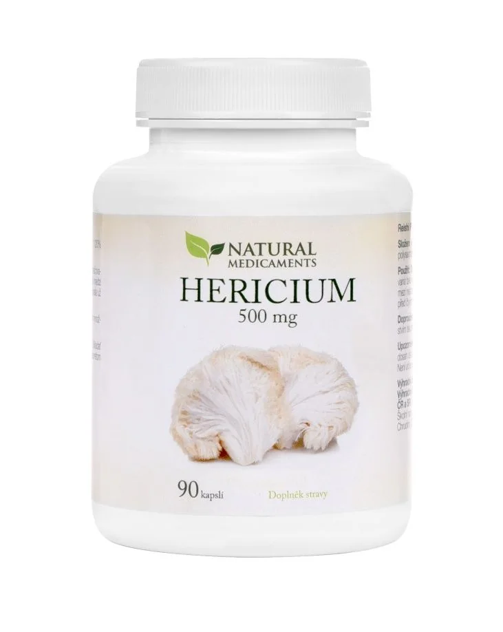 Natural Medicaments Hericium 500 mg 90 kapslí