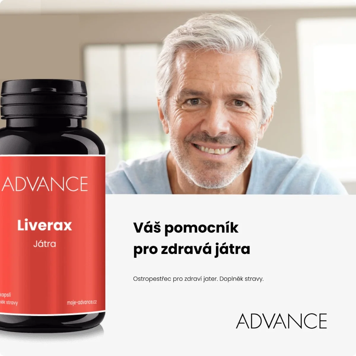 ADVANCE Liverax játra 60 kapslí