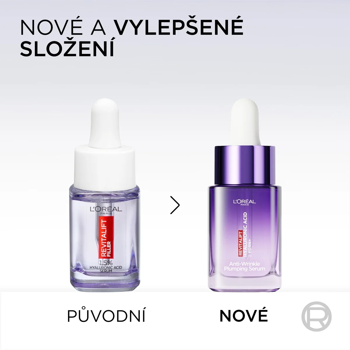 L'Oréal Paris Revitalift Filler Hyaluron vyplňující sérum s kyselinou hyaluronovou + PDRN 15 ml