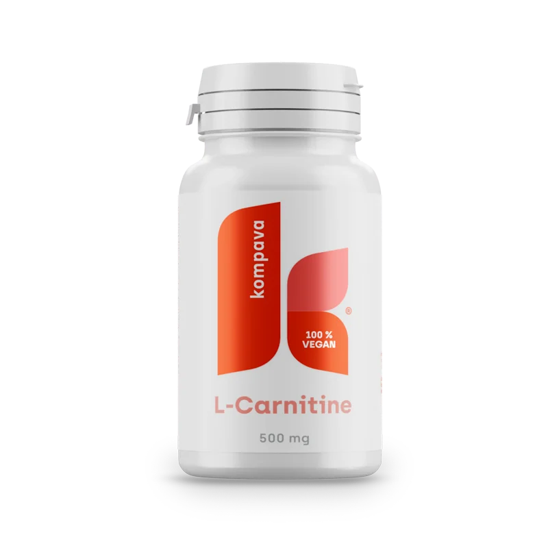 KOMPAVA L-karnitin 500mg/60kapslí