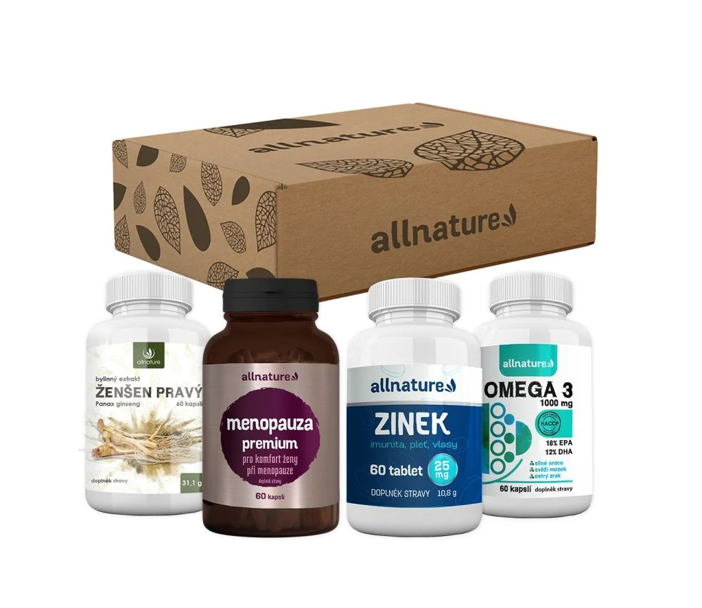 Allnature Vitamínový balíček pro dědečka a babičku 4 ks