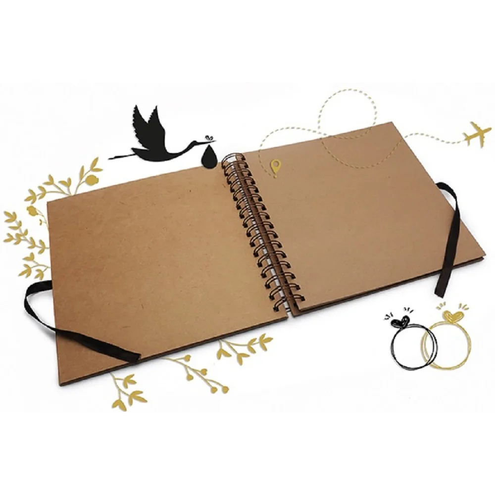 Baloušek Scrapbook 21 × 21 cm, kraftový
