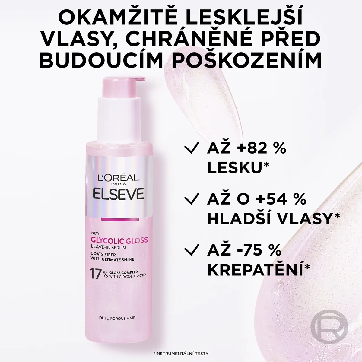 L'Oréal Paris Elseve Glycolic Gloss bezoplachové sérum 150 ml