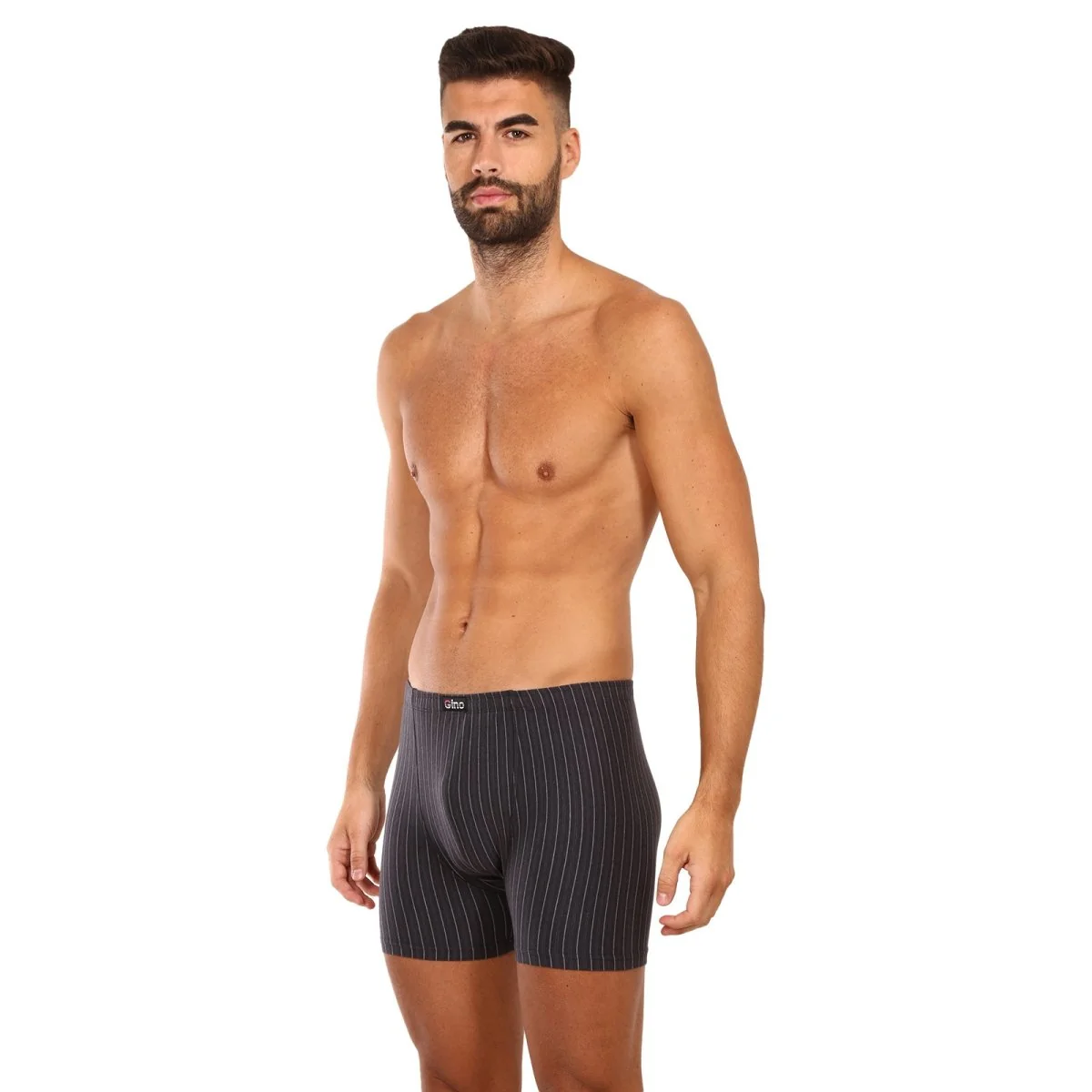 Gino Pánské boxerky šedé (74153) M