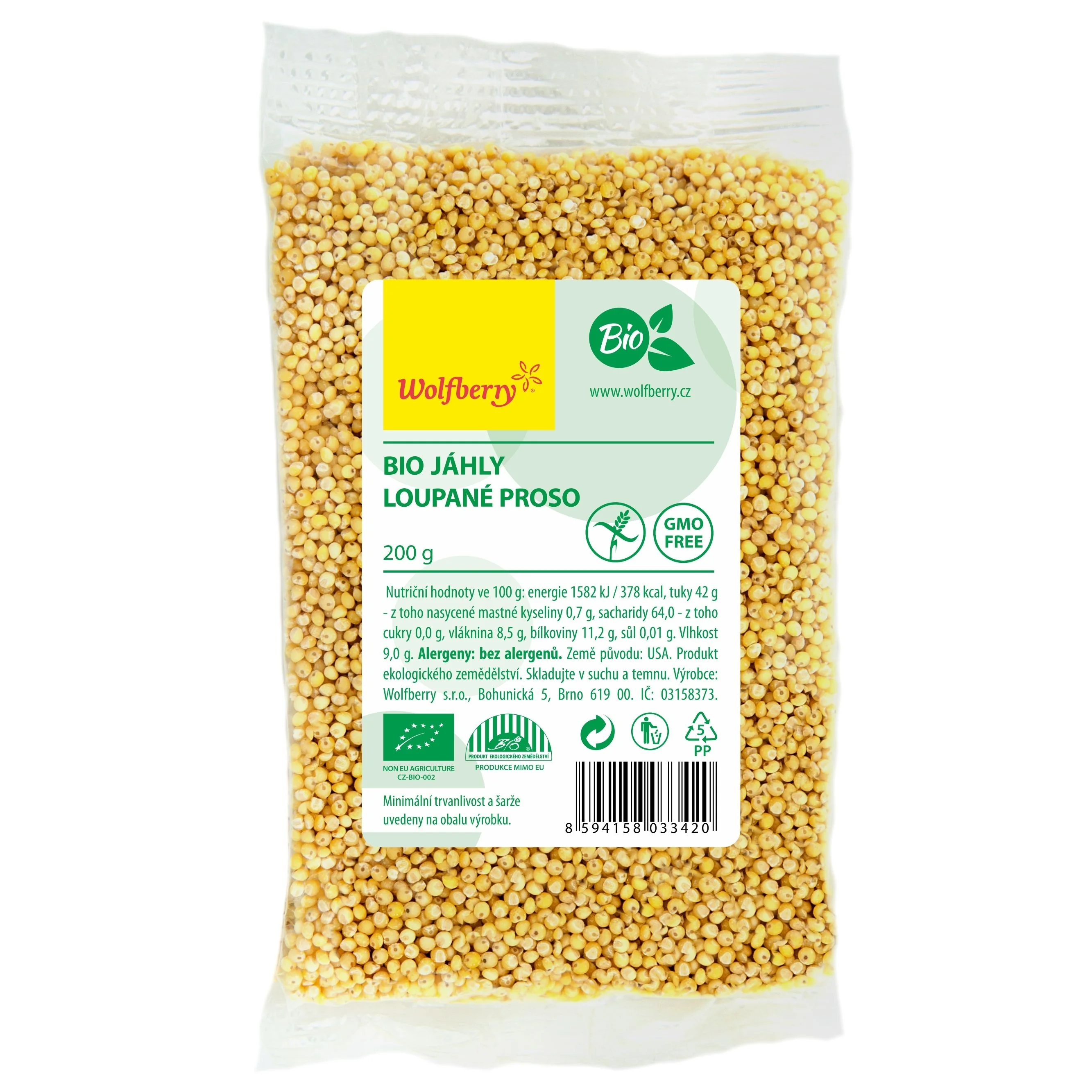 Wolfberry Jáhly BIO 200 g