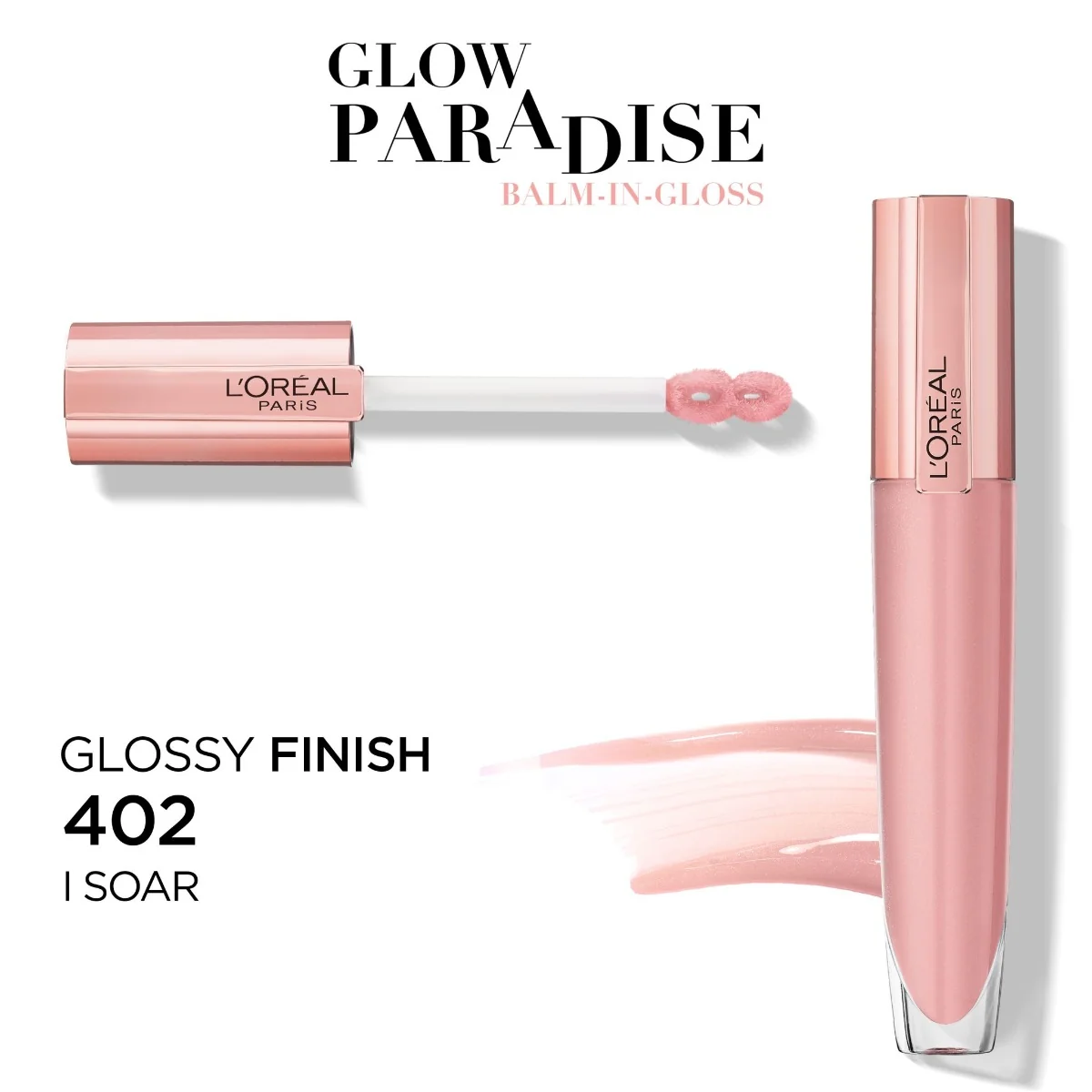 Loréal Paris Glow Paradise Balm in Gloss odstín 402 I Soar lesk na rty 7 ml