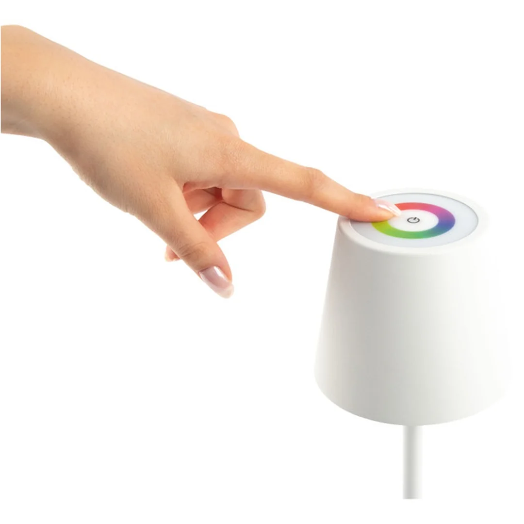 Classbach TL 4025 LED Dobíjecí stolní lampa bílá 38 cm