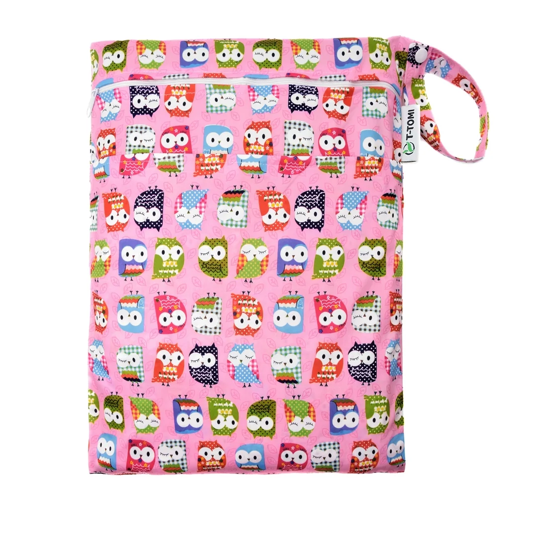 T-tomi Nepromokavý sáček Pink owl