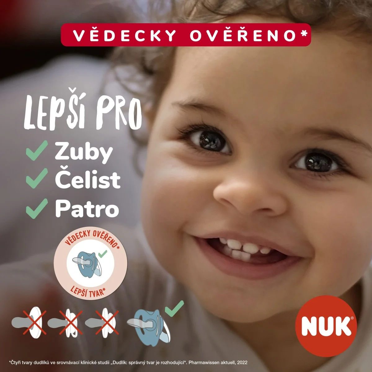 NUK For Nature Dudlík latexový 0-6m 2 ks
