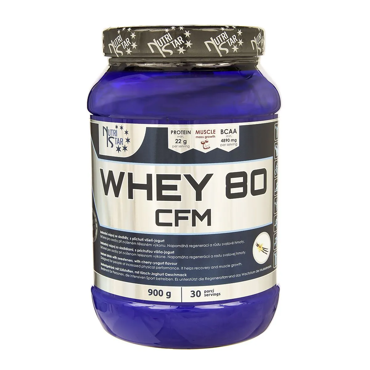 Nutristar WHEY 80 CFM 900 g vanilka