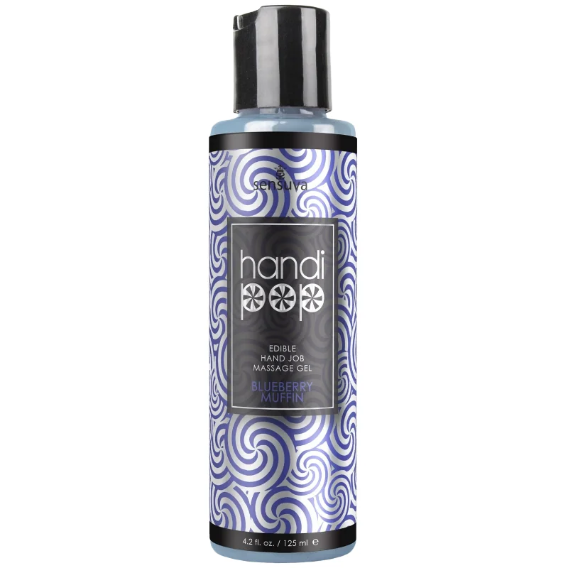Sensuva Masturbační masážní gel HandiPop Blueberry Muffin