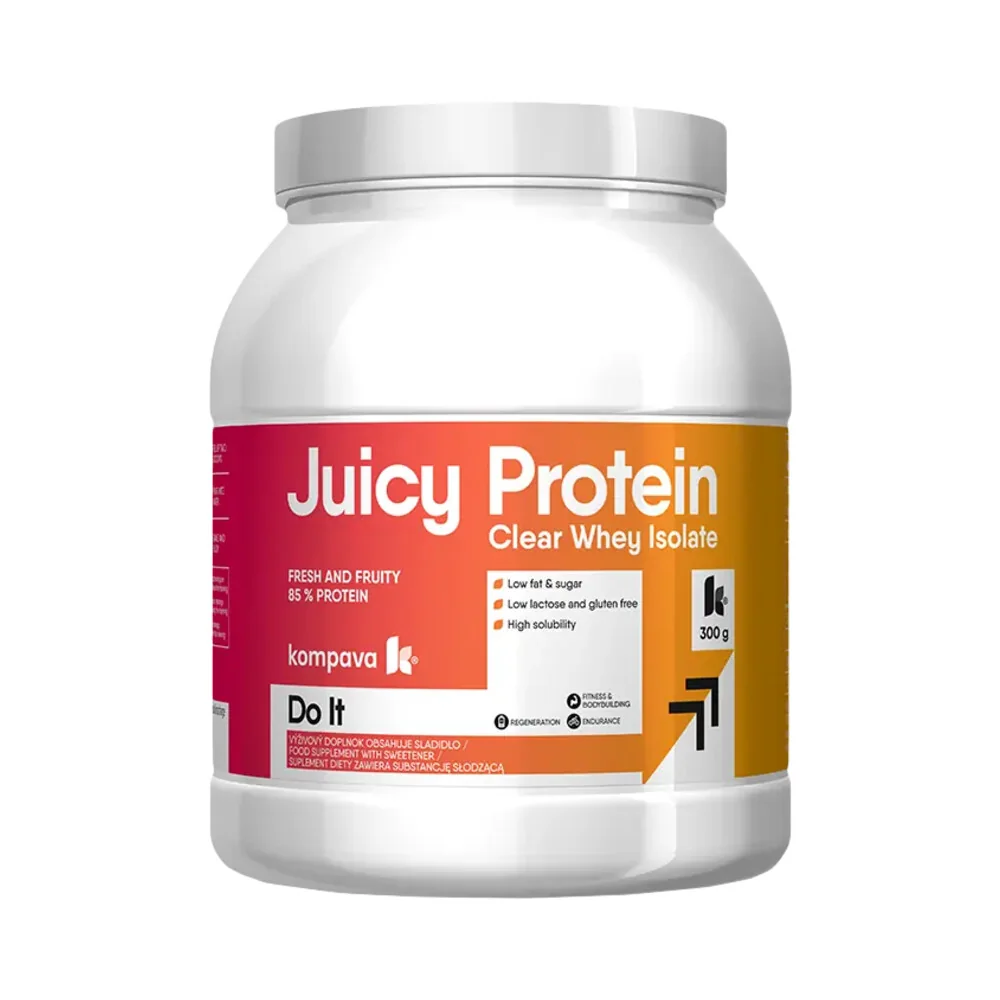 KOMPAVA JUICY Protein, Mango-Peach 300g /12 dávek