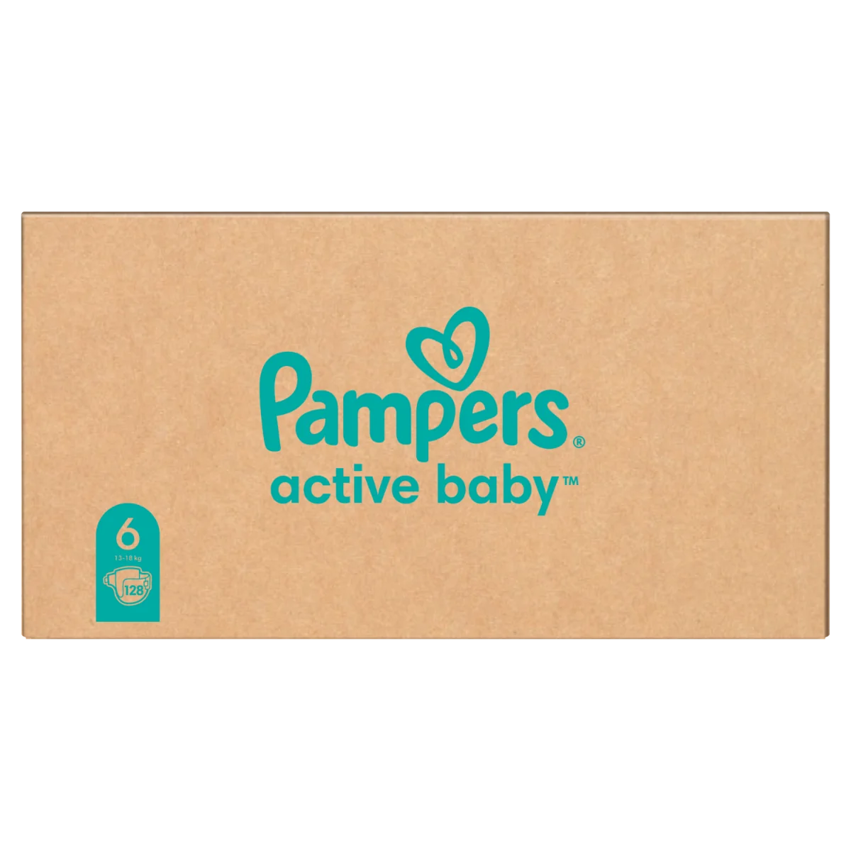 Pampers Active Baby vel. 6 Monthly Pack 13-18 kg dětské pleny 128 ks