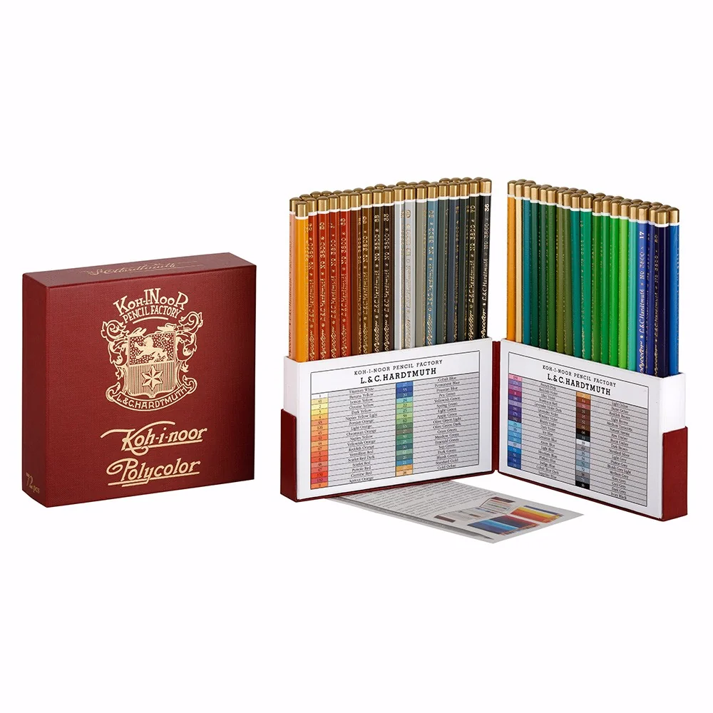 KOH-I-NOOR POLYCOLOR RETRO 3827/72 - umělecké pastelky - 72 ks