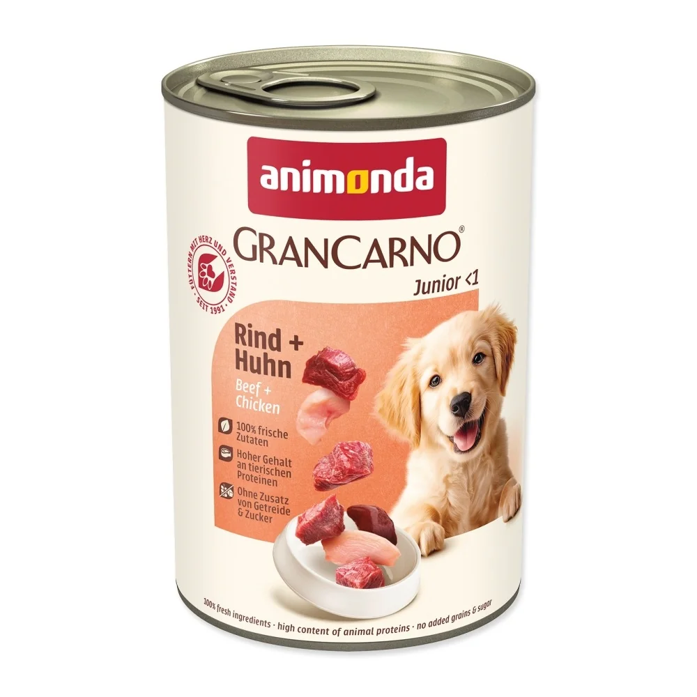 Animonda Junior hovězí a kuře konzerva 400 g