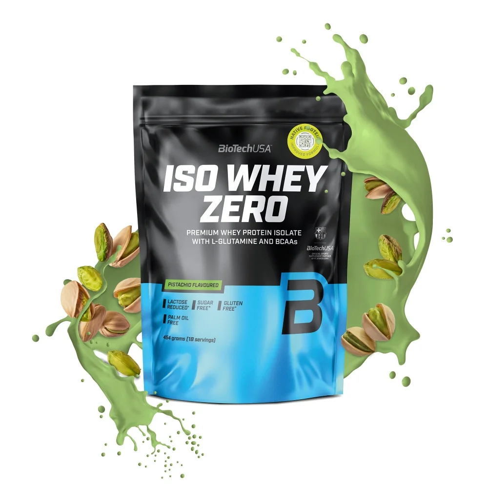 BioTech USA Iso Whey Zero pistácie 454 g