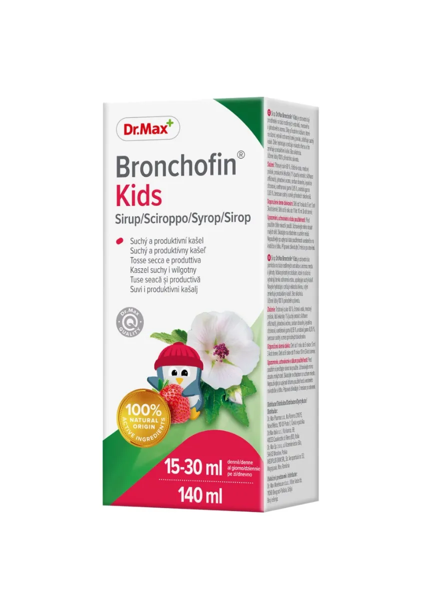 Dr. Max Bronchofin Kids sirup 140 ml