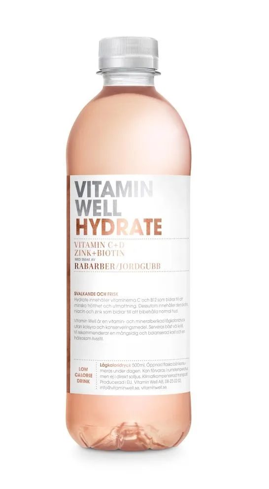 VITAMIN WELL Hydrate vitamínová voda 500 ml
