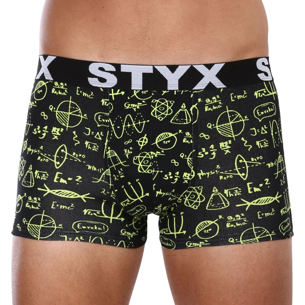 Styx 3PACK pánské boxerky art sportovní guma vícebarevné (3G13724) L