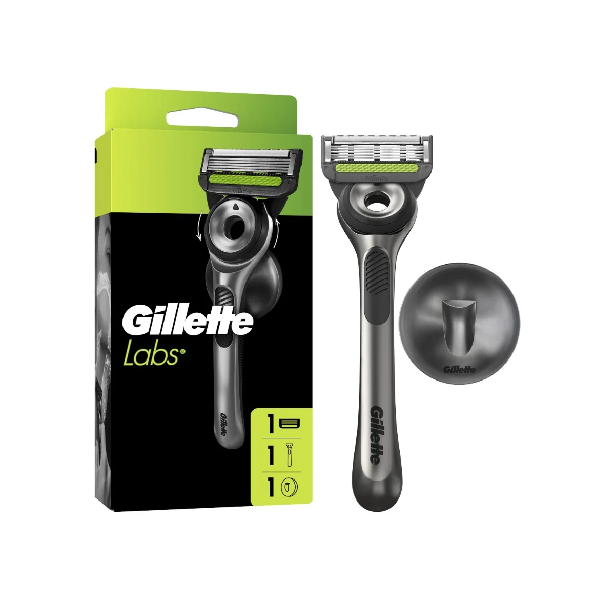 Gillette Labs Holicí strojek + hlavice + nástěnný držáček