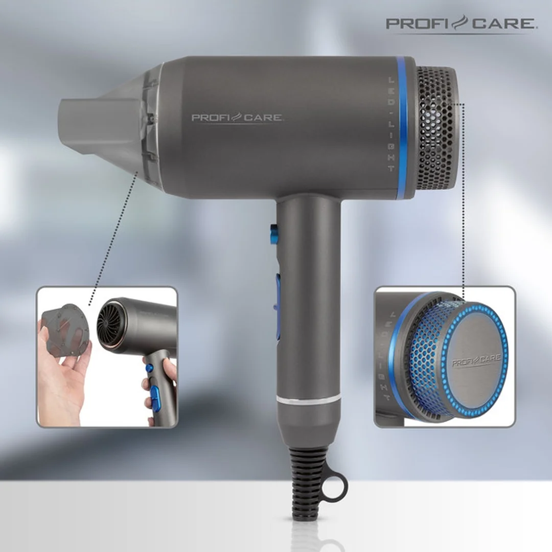 ProfiCare HT 3082 fén LED ION magnet