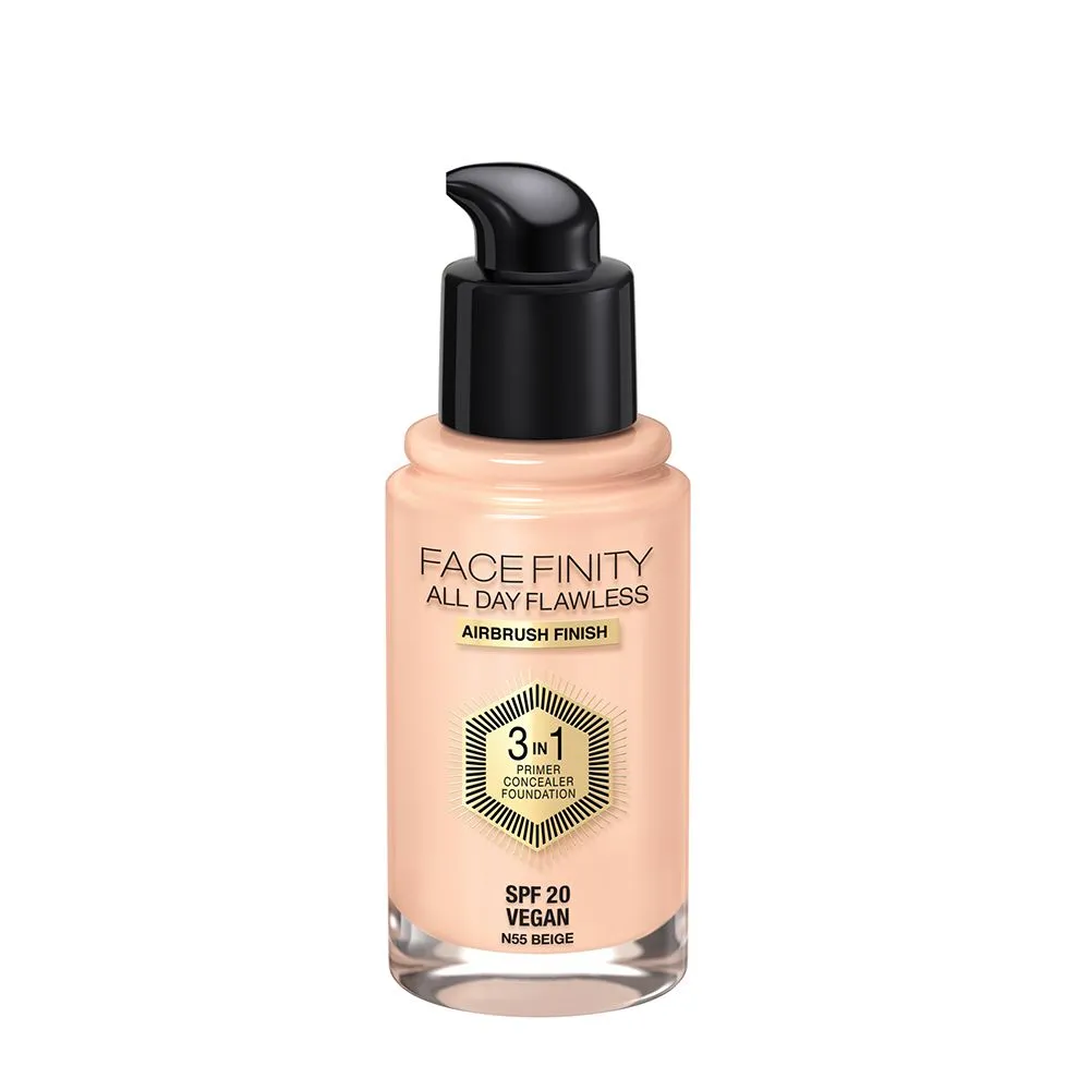Max Factor Facefinity All Day Flawless 3v1 make-up N55 Beige 30 ml