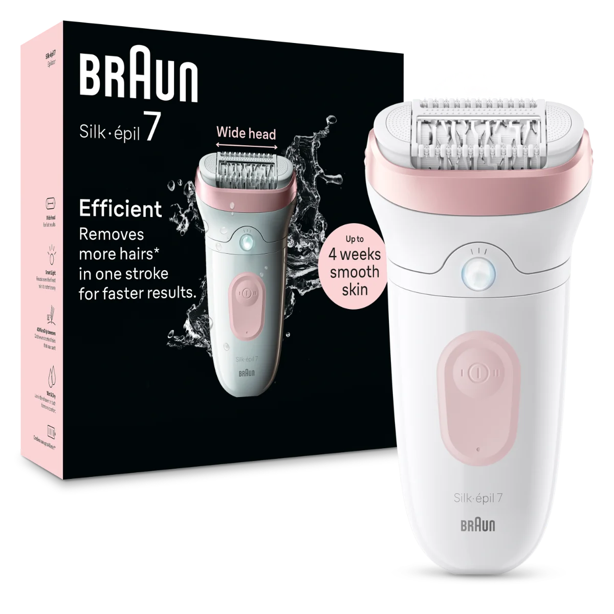 Braun Silk-épil 7 Effixient 7-000 epilátor