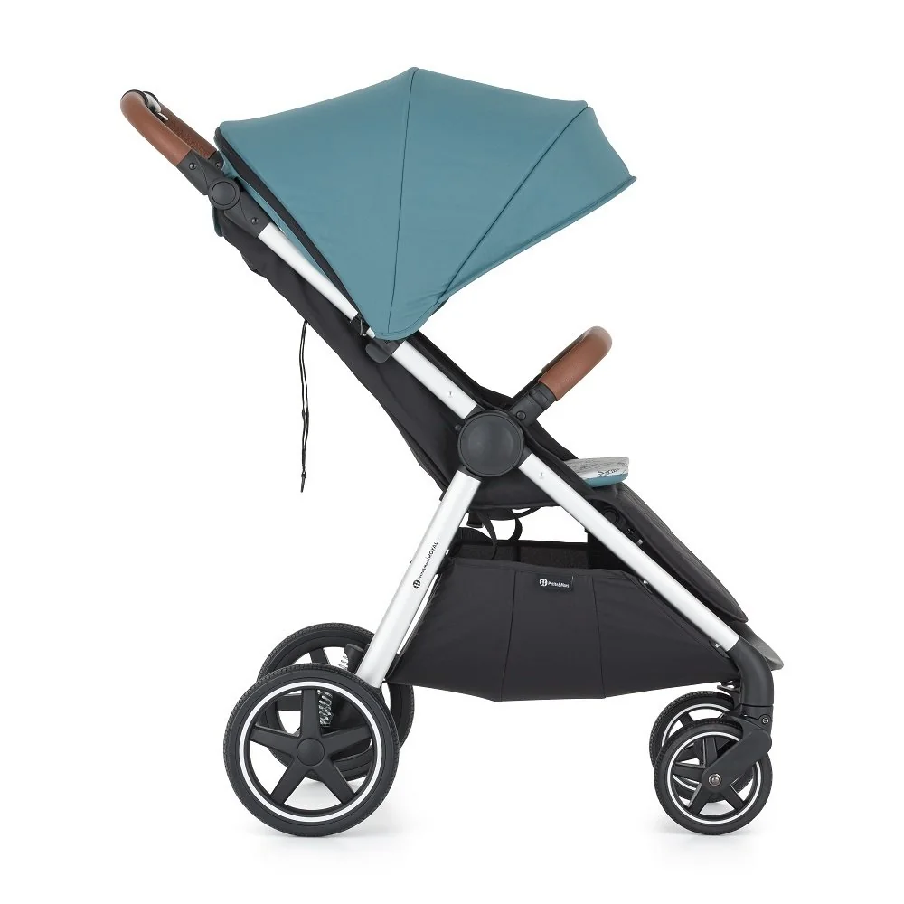 Petite&Mars Kočárek sportovní Royal3 Silver Ocean Blue