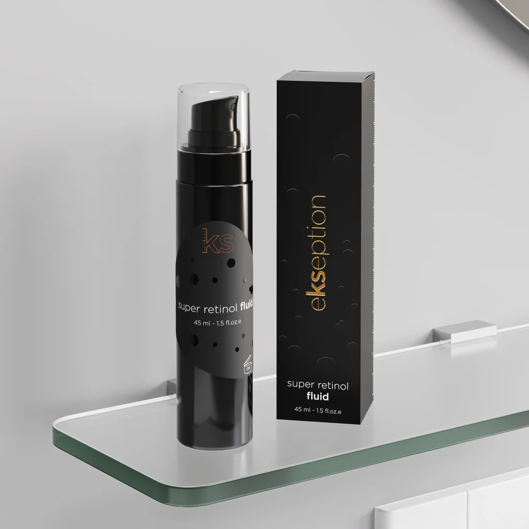 Ekseption Super Retinol Fluid - Omlazující sérum s retinolem a bakuchiolem 45 ml
