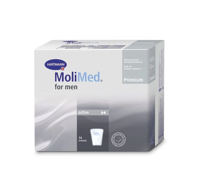 Inkontinenční vložky MoliMed for Men Active 14ks