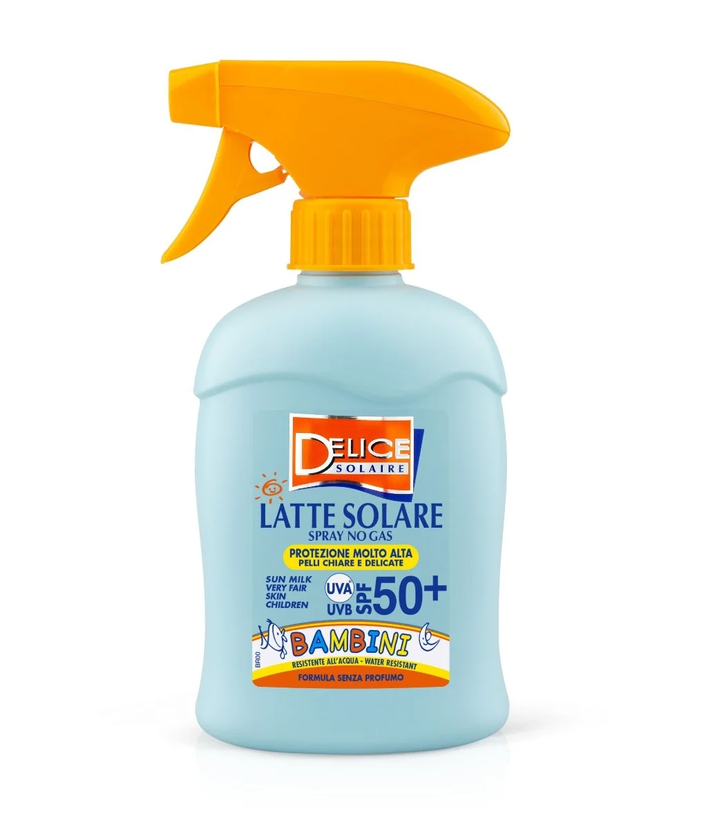 Delice Solaire Opalovací mléko pro děti SPF50+ 250 ml