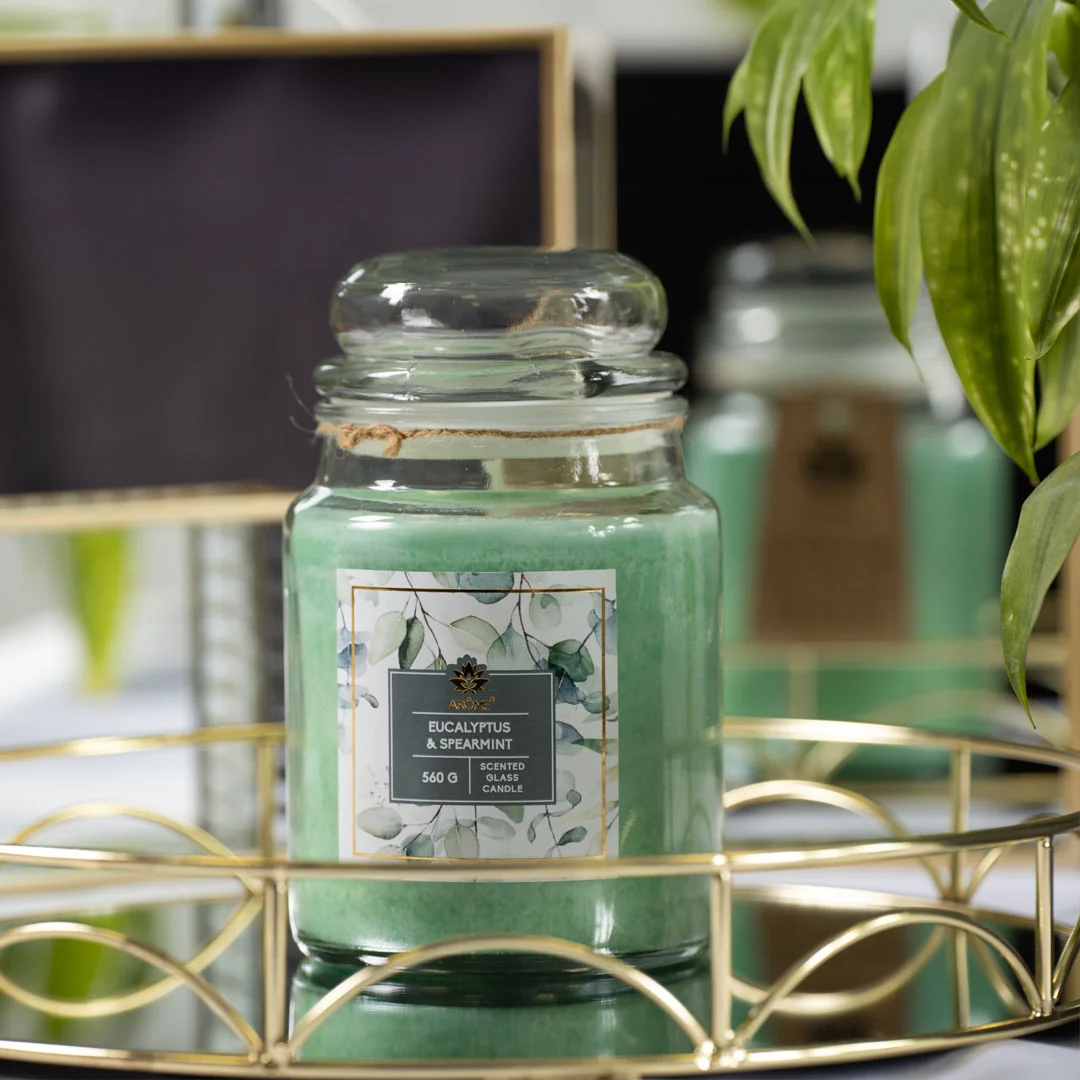 ARÔME Vonná svíčka Eucalyptus & Spearmint 560 g
