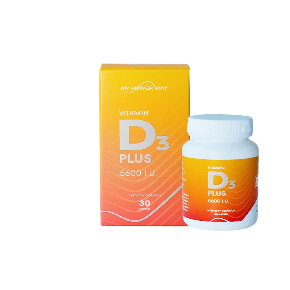 MY POWER WAY Vitamín D3 PLUS 30 kapslí