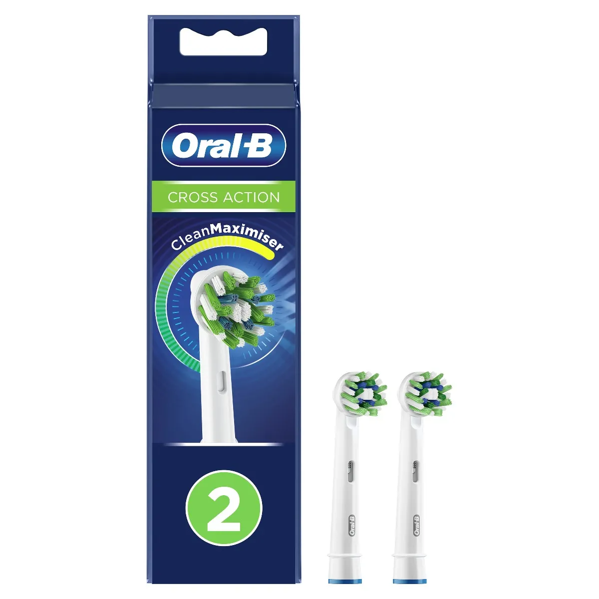 Oral-B EB 50-2 CrossAction náhradní hlavice s technologií CleanMaximiser 2 ks