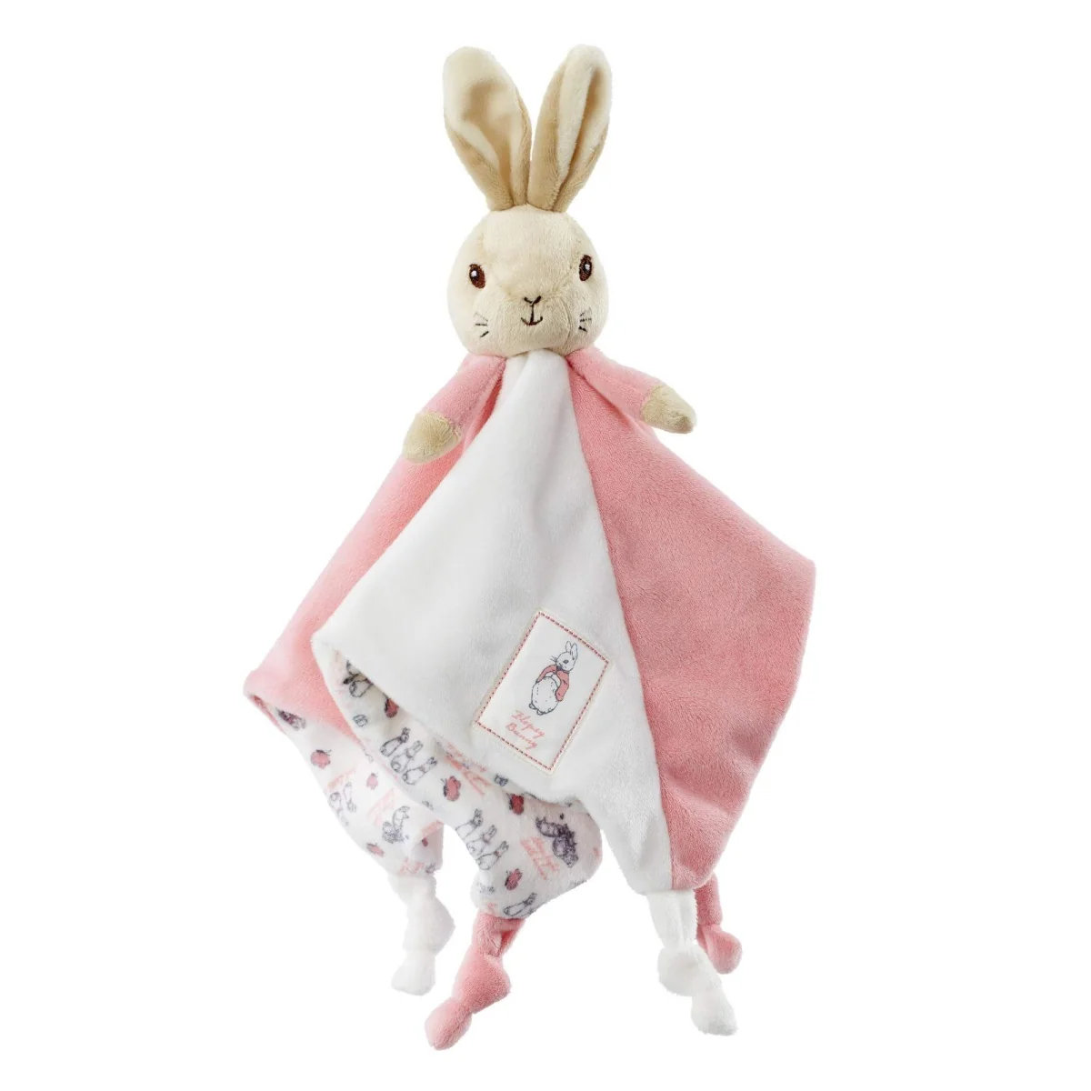 Rainbow Designs Limited Plyšový muchláček králíček Flopsy růžový