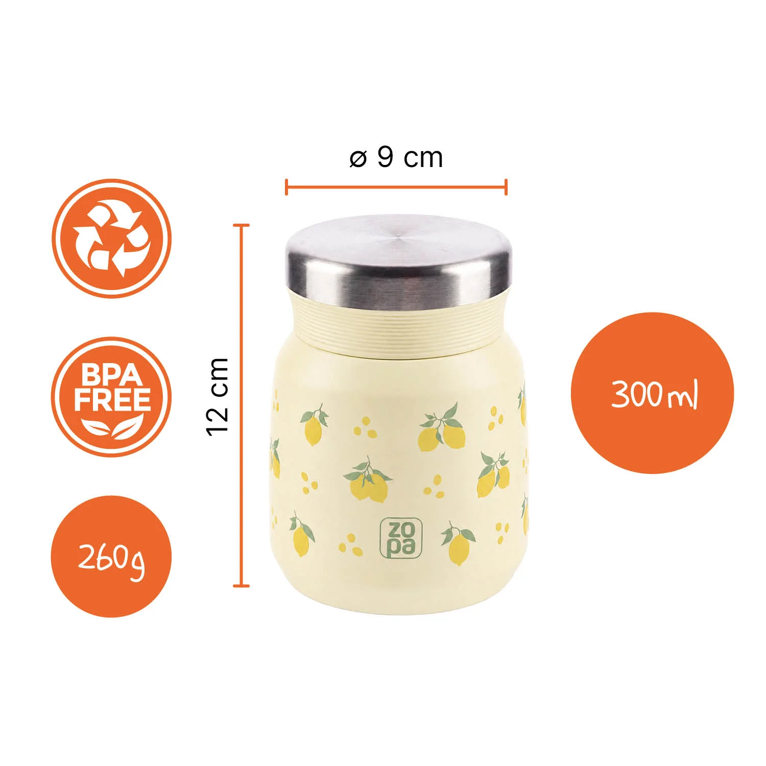 Zopa Termoska na jídlo 300 ml, Wild Gepard 11