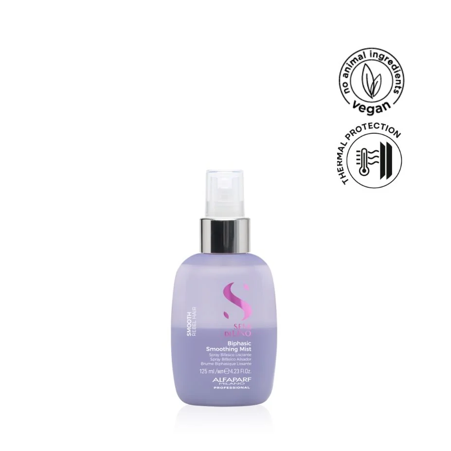 Alfaparf Milano Semi di Lino Smooth Biphasic Mist dvoufázová uhlazující mlha 125 ml